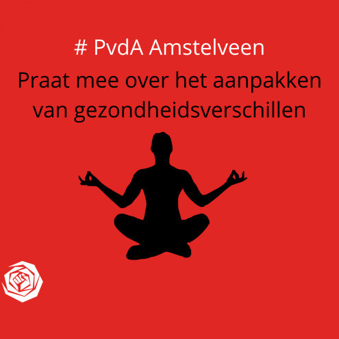PvdA Amstelveen organiseert op 10 juni een online thema-avond Aanpakken Gezondheidsverschillen